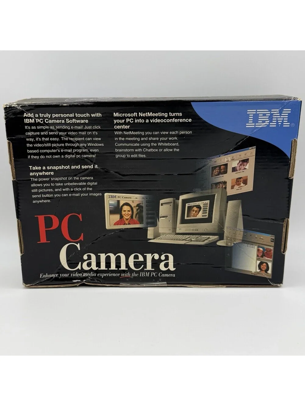 Vintage IBM PC Camera 33L4889 USB Webcam New Sealed NOS Windows 98 2000